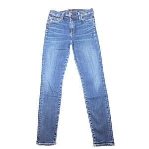 Citizens of Humanity Rocket High Rise Capri Jeans Womens 31 Skinny Stretch Blue